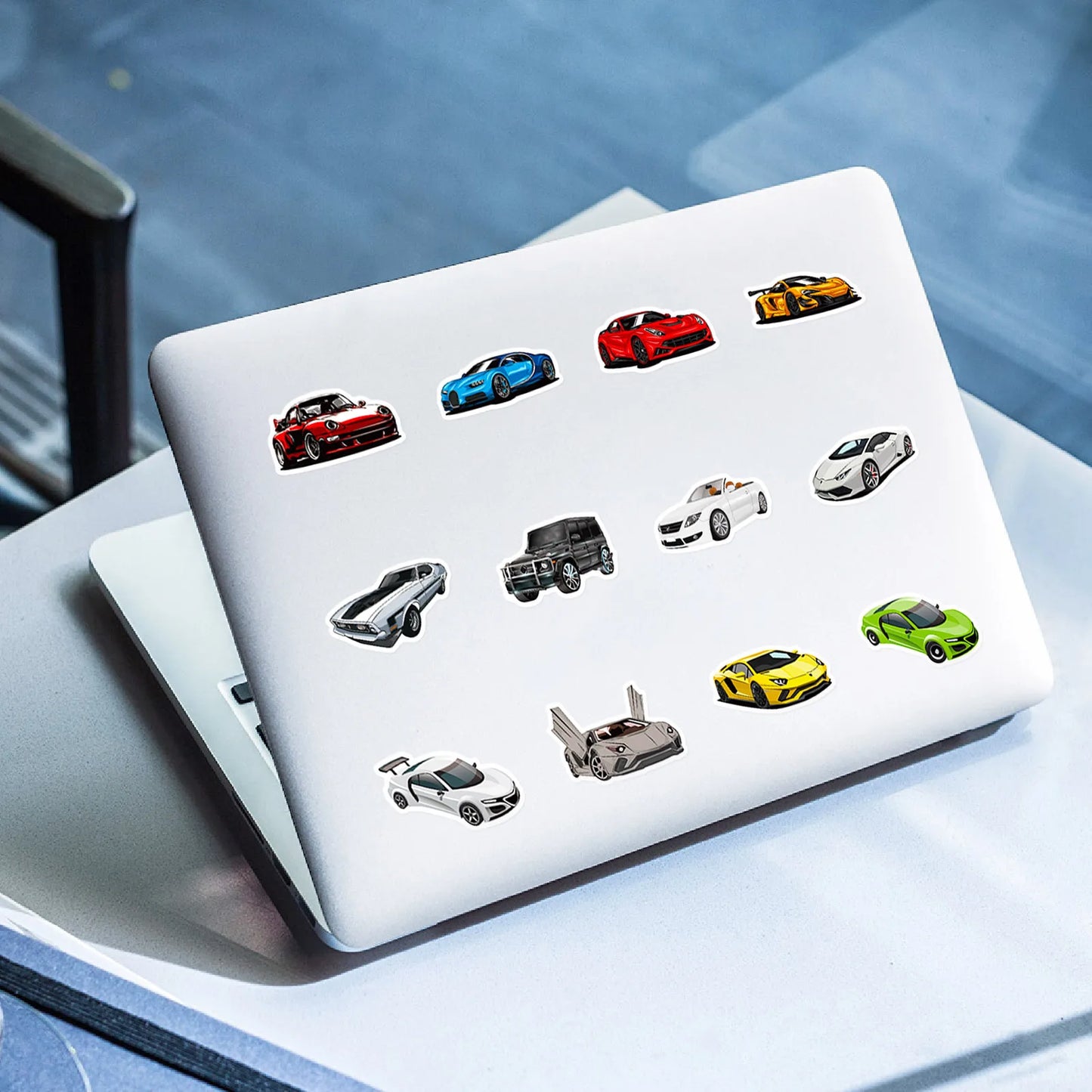 🏁🚗 50-pack Bilbonanza – Supercars, Klassiker & Off-road i Vattentålig Vinyl