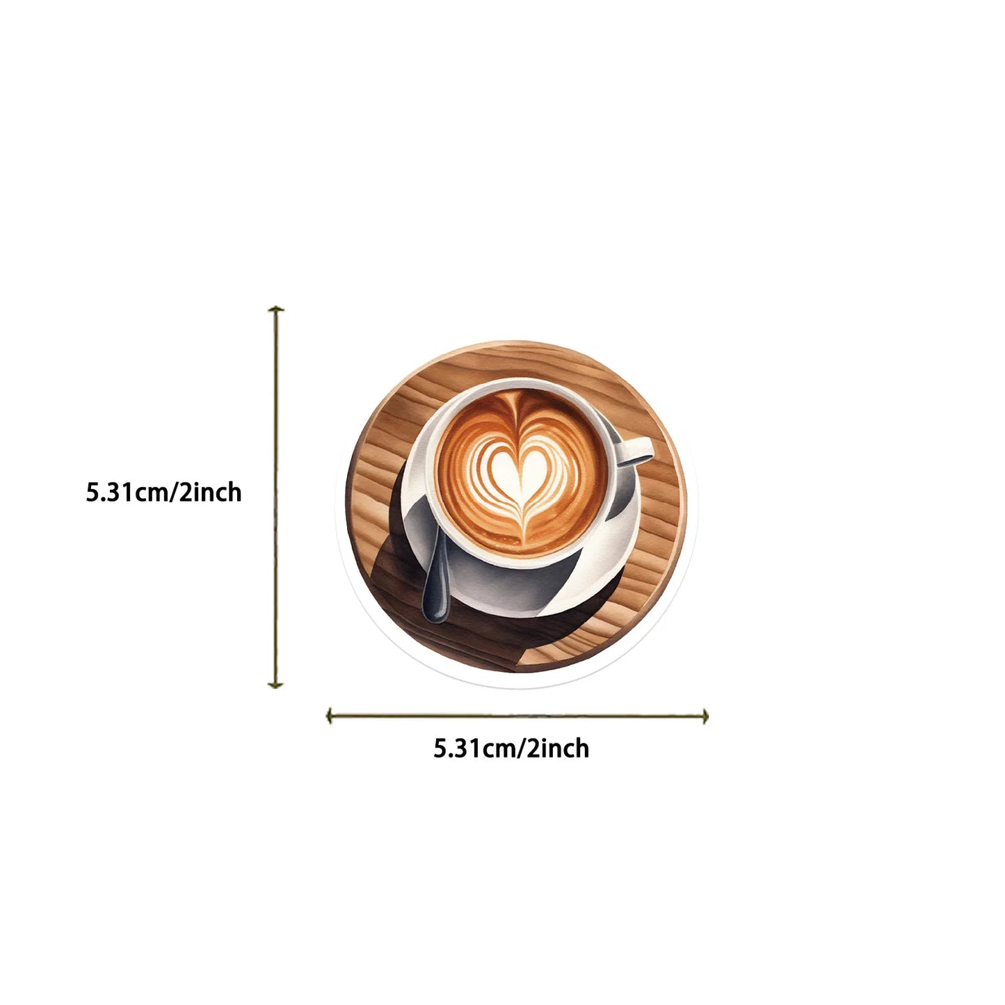 ☕️ 50-pack Kaffemagi – Espresso, Latte & Bryggromantik i Vattentålig Vinyl