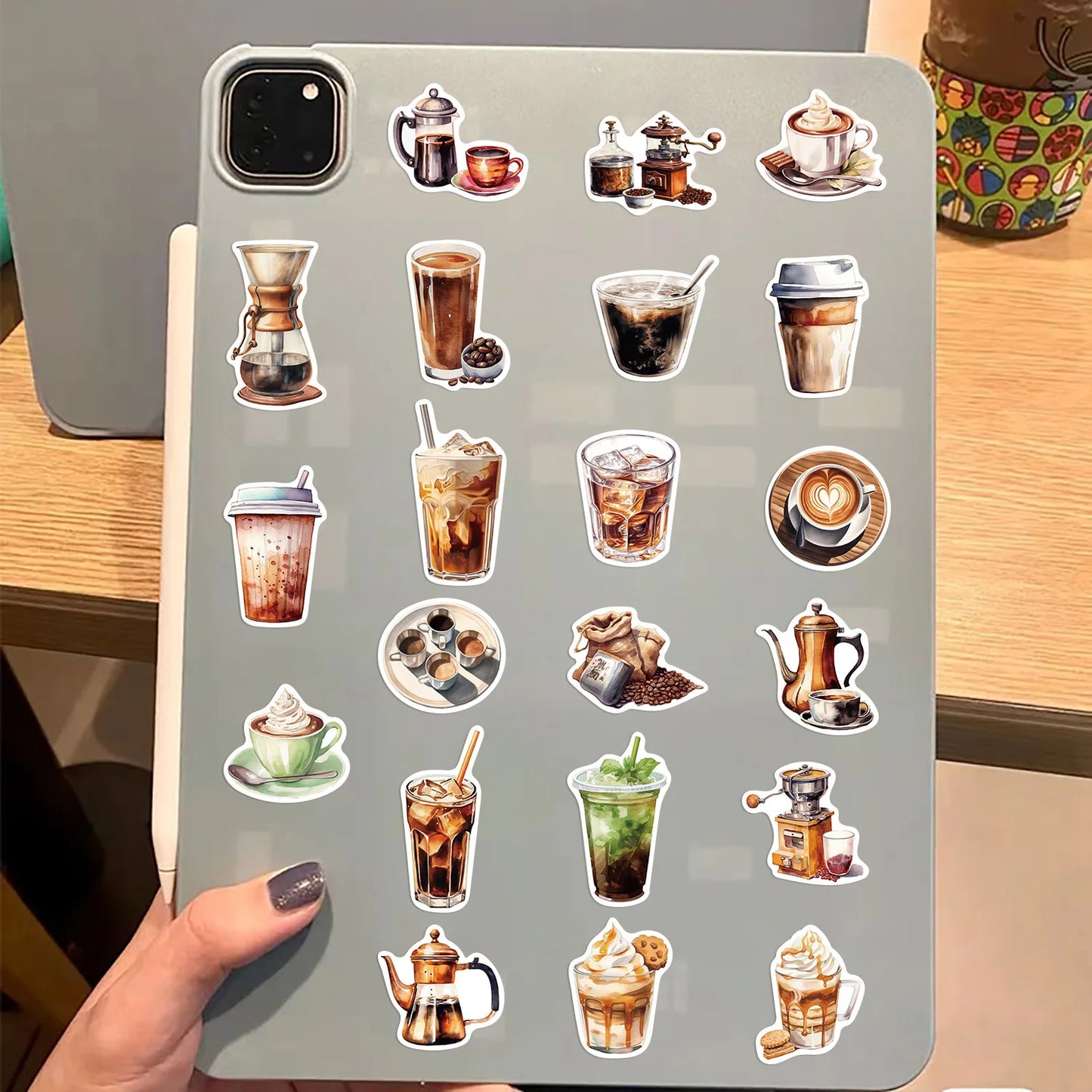 ☕️ 50-pack Kaffemagi – Espresso, Latte & Bryggromantik i Vattentålig Vinyl