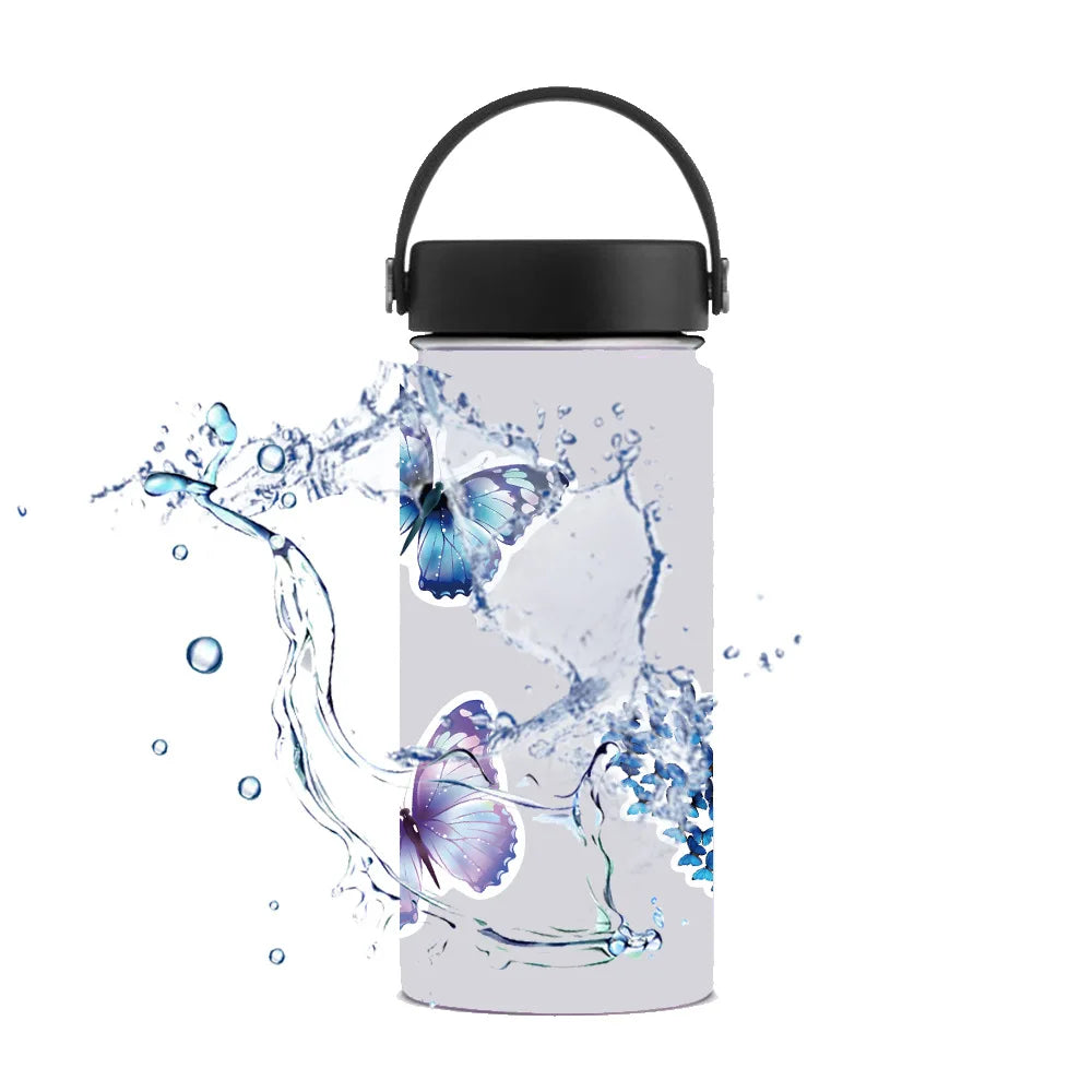 🦋✨ 50-pack Färgstarka Fjärilsklistermärken – Vattentåliga Vinylstickers med Magiska Vingslag 🦋🌈