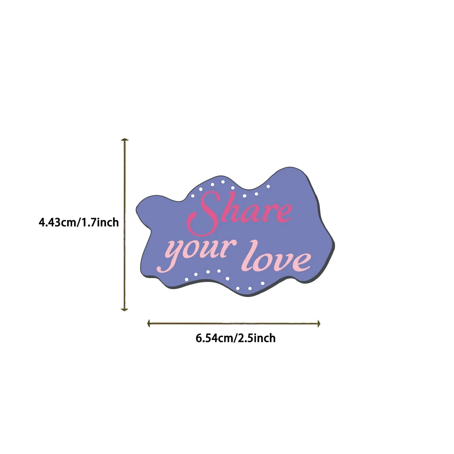 💖 50-pack Positiv Power – Rosa Quote-Stickers som sprider pepp!