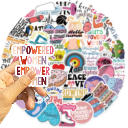 🏃‍♀️💪 50-pack Sport & Pepp – Träning, Pride & Power i Vattentålig Vinyl