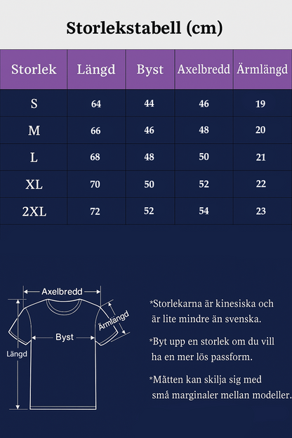 Häng kvar! – T-shirt med katt som klättrar i kragen